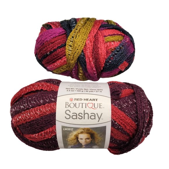 Red Heart Boutique Sashay Tango and Mambo 100 Gram 30 Yards Each - Picture 1 of 6